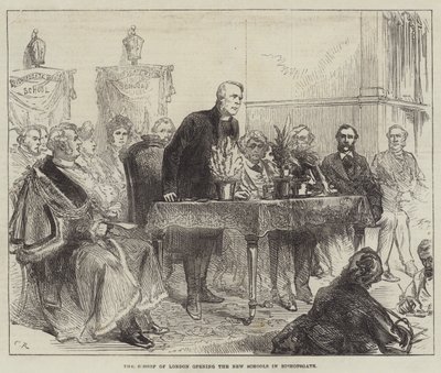 The Bishop of London Opening the New Schools in Bishopsgate by Sir John Charles Robinson